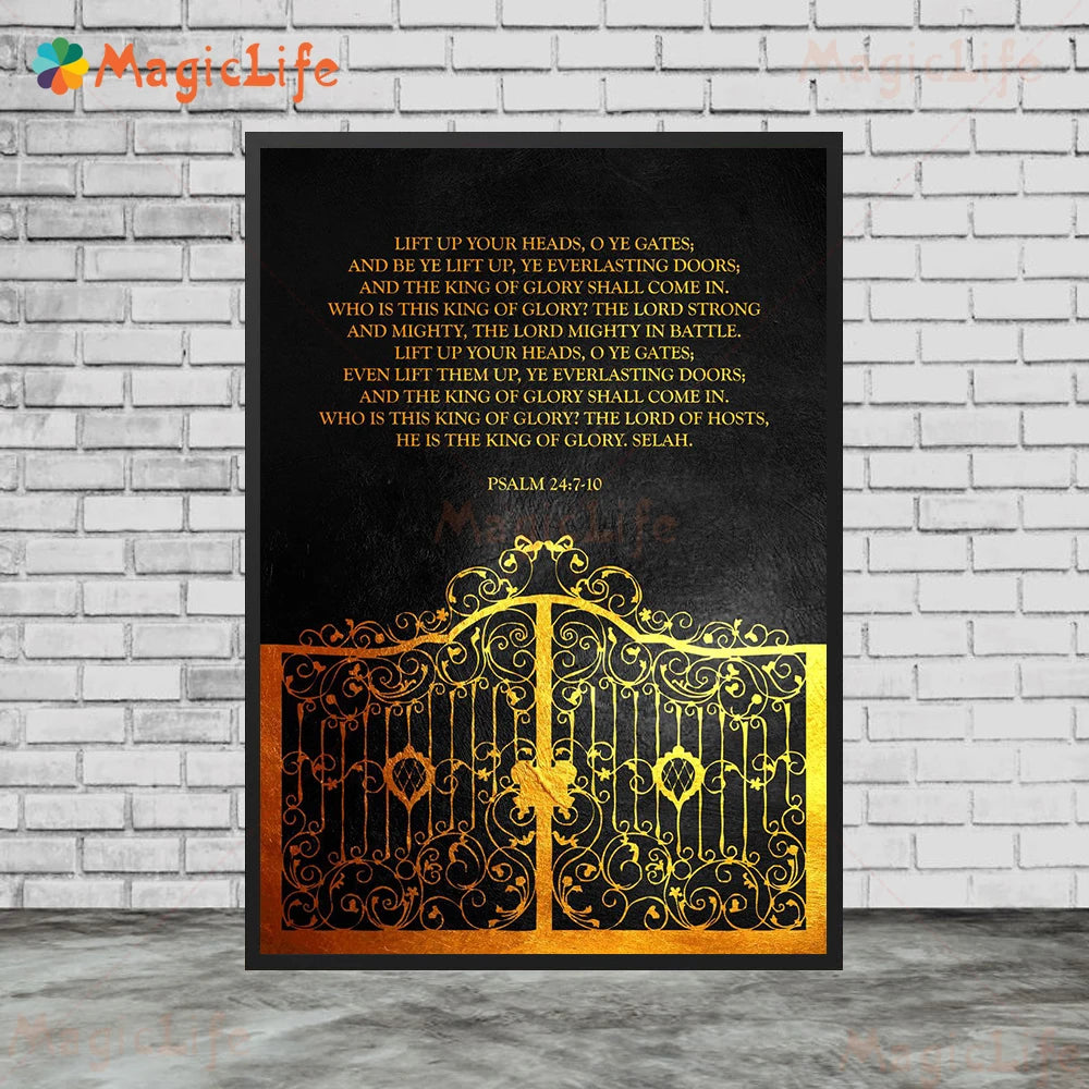 Bible Verse Religion Jesus Christianity Abstract Art Poster And Print The Christian Monitor Wall Art Canvas Painting Decoration