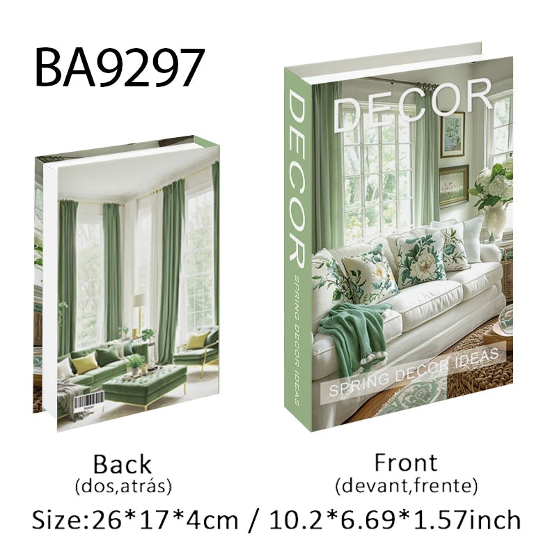 Jehovah Cross Bible Luxury Fake Book Storage Box Decorative Books Home Decor Coffee Table Bedroom Ornament Interior Decoration