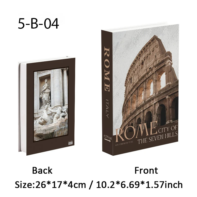 Jehovah Cross Bible Luxury Fake Book Storage Box Decorative Books Home Decor Coffee Table Bedroom Ornament Interior Decoration
