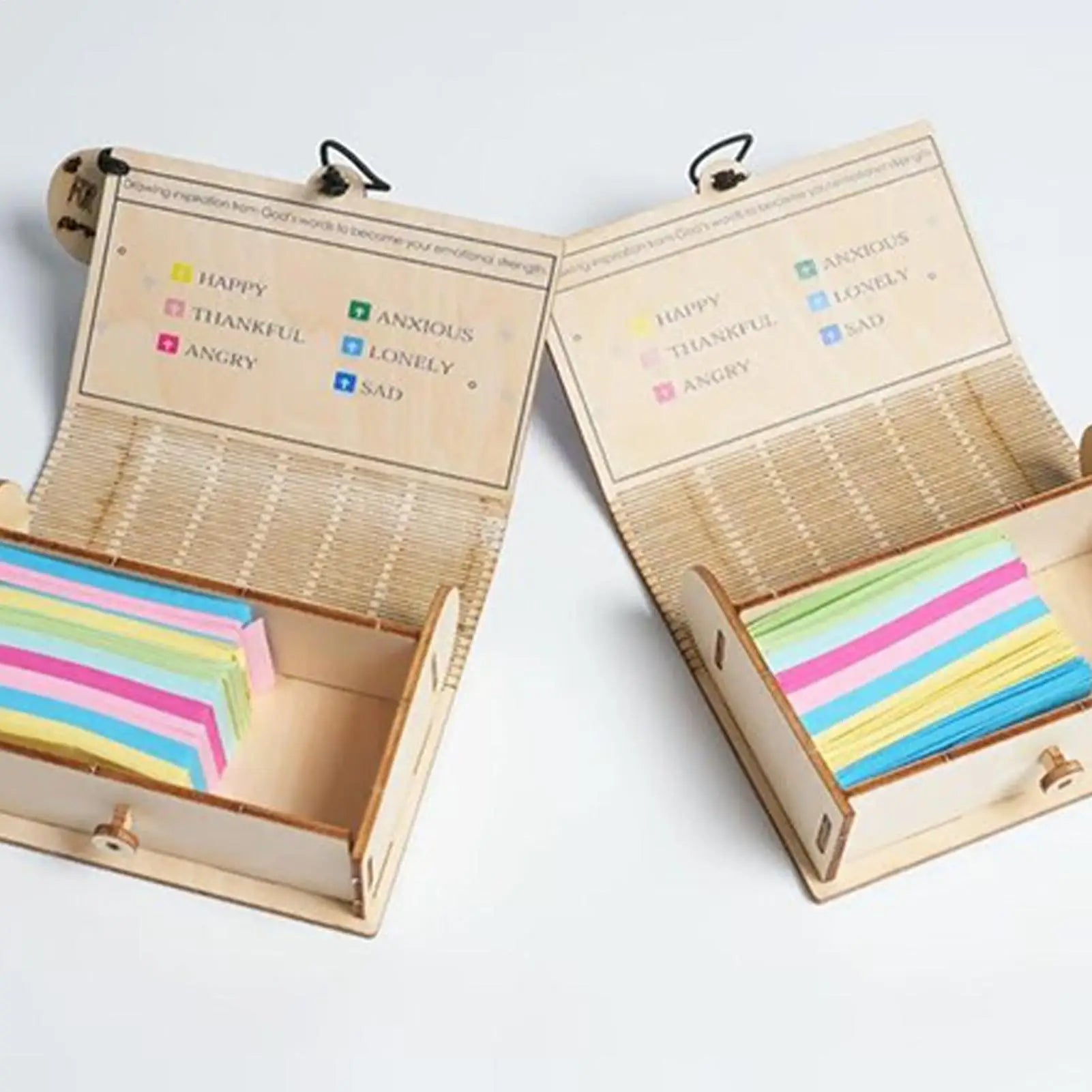 Bible Scripture Cards 90pcs Color-Coded Bible Verses in Wooden Box Christian Scripture Prayer Cards new year gift for Women Men