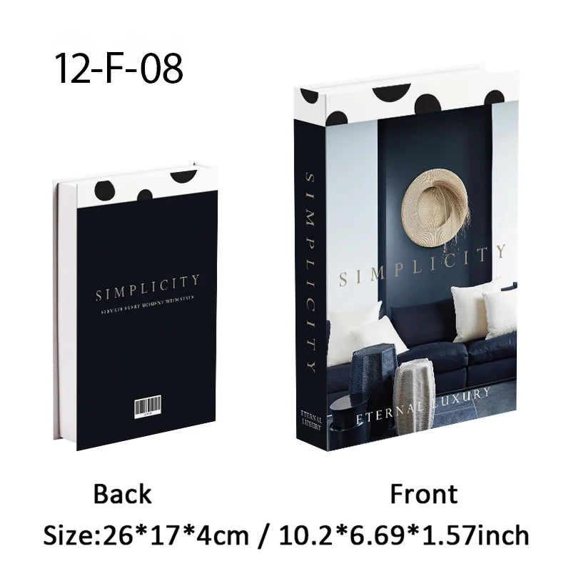 Jehovah Cross Bible Luxury Fake Book Storage Box Decorative Books Home Decor Coffee Table Bedroom Ornament Interior Decoration