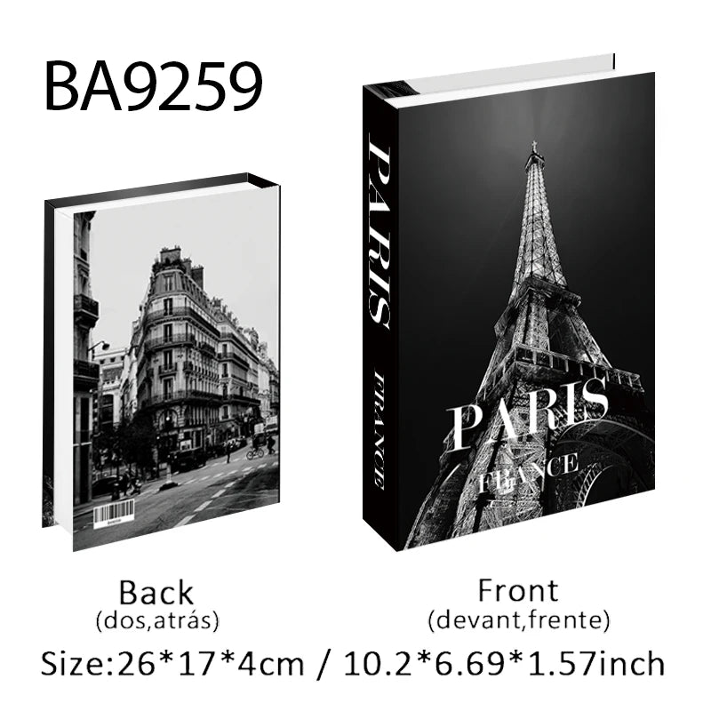 Jehovah Cross Bible Luxury Fake Book Storage Box Decorative Books Home Decor Coffee Table Bedroom Ornament Interior Decoration