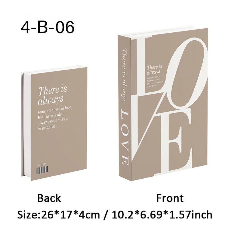 Jehovah Cross Bible Luxury Fake Book Storage Box Decorative Books Home Decor Coffee Table Bedroom Ornament Interior Decoration