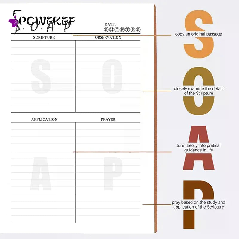 Bible Study Guide 200 Page Books Of The Bible Study Guide Daily Devotional Journal Prayer Study Spiritual Growth Study Notebook