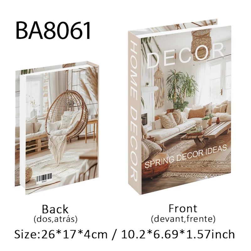 Jehovah Cross Bible Luxury Fake Book Storage Box Decorative Books Home Decor Coffee Table Bedroom Ornament Interior Decoration