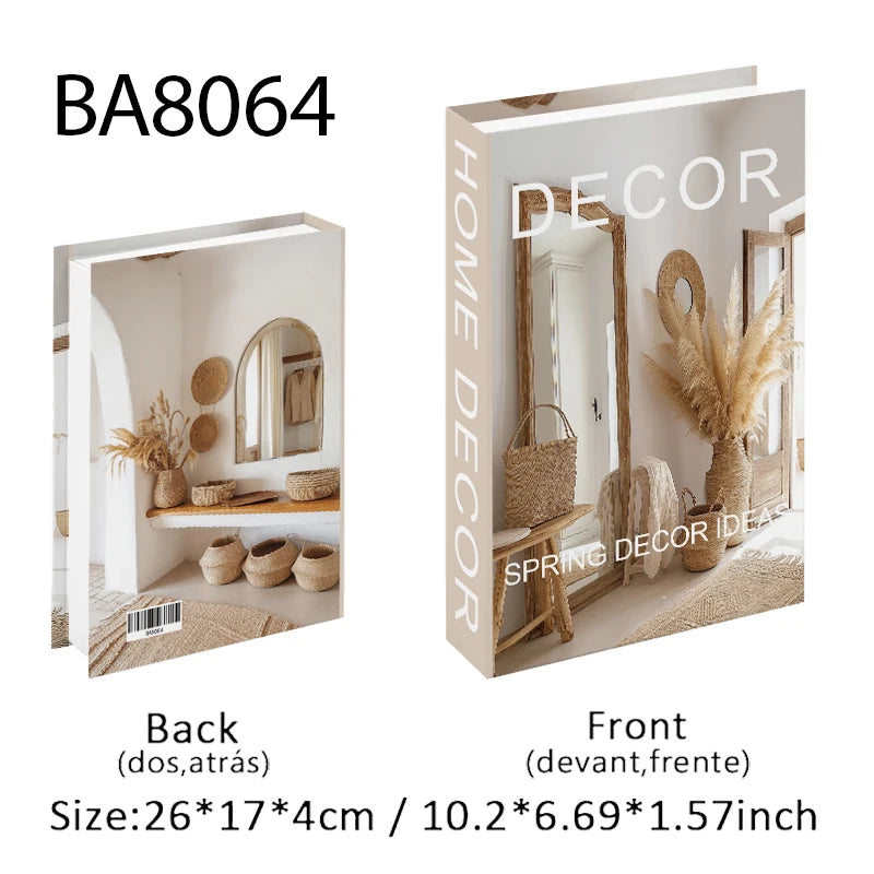 Jehovah Cross Bible Luxury Fake Book Storage Box Decorative Books Home Decor Coffee Table Bedroom Ornament Interior Decoration