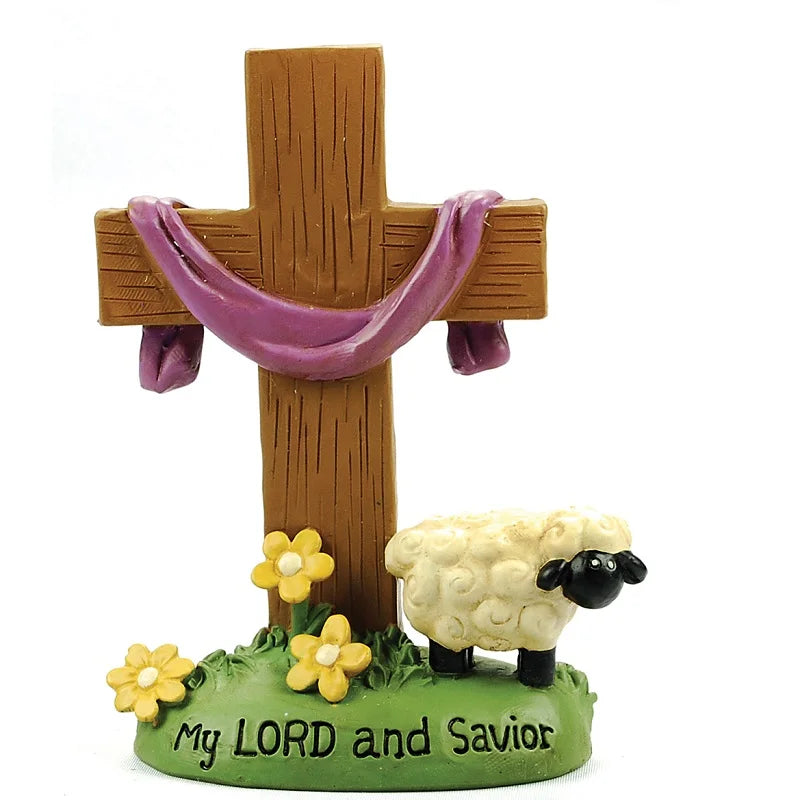 My LORD and Savior Christian Gift Cross Resin Ornament Church Evangelical Fellowship Gift Home Decoration Accessories Home Decor