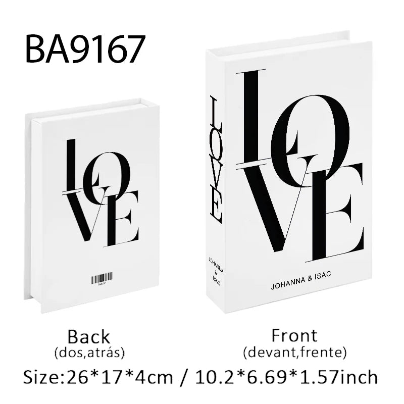 Jehovah Cross Bible Luxury Fake Book Storage Box Decorative Books Home Decor Coffee Table Bedroom Ornament Interior Decoration