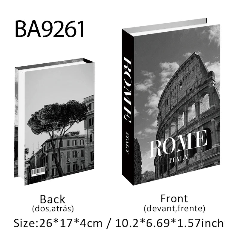 Jehovah Cross Bible Luxury Fake Book Storage Box Decorative Books Home Decor Coffee Table Bedroom Ornament Interior Decoration