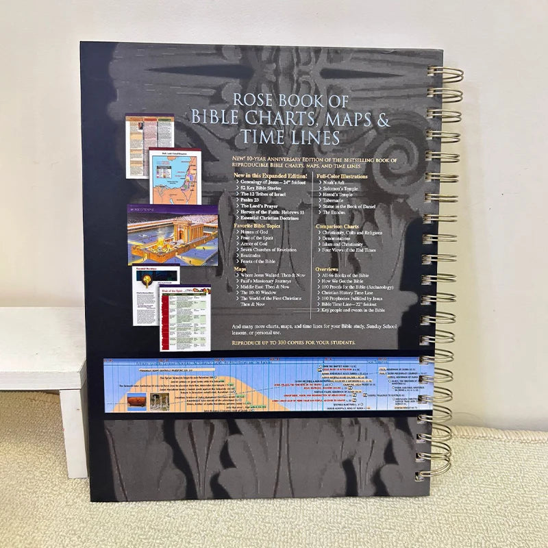 Bible Charts,Maps & Time Lines 10th Anniversary Edition Pilgrimage Travel Bible Study English Guide Book