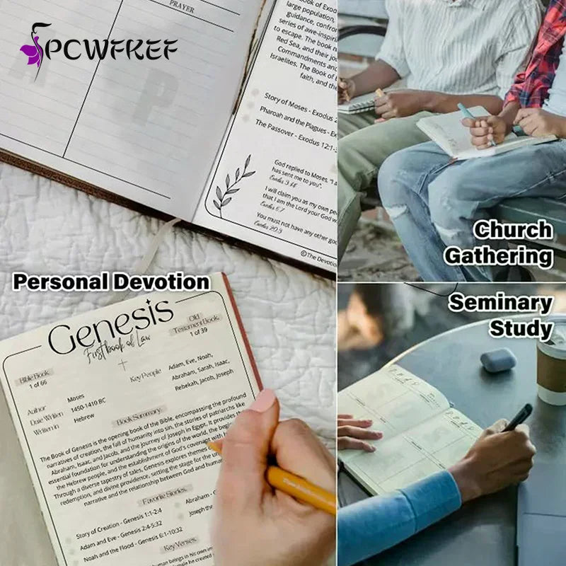 Bible Study Guide 200 Page Books Of The Bible Study Guide Daily Devotional Journal Prayer Study Spiritual Growth Study Notebook